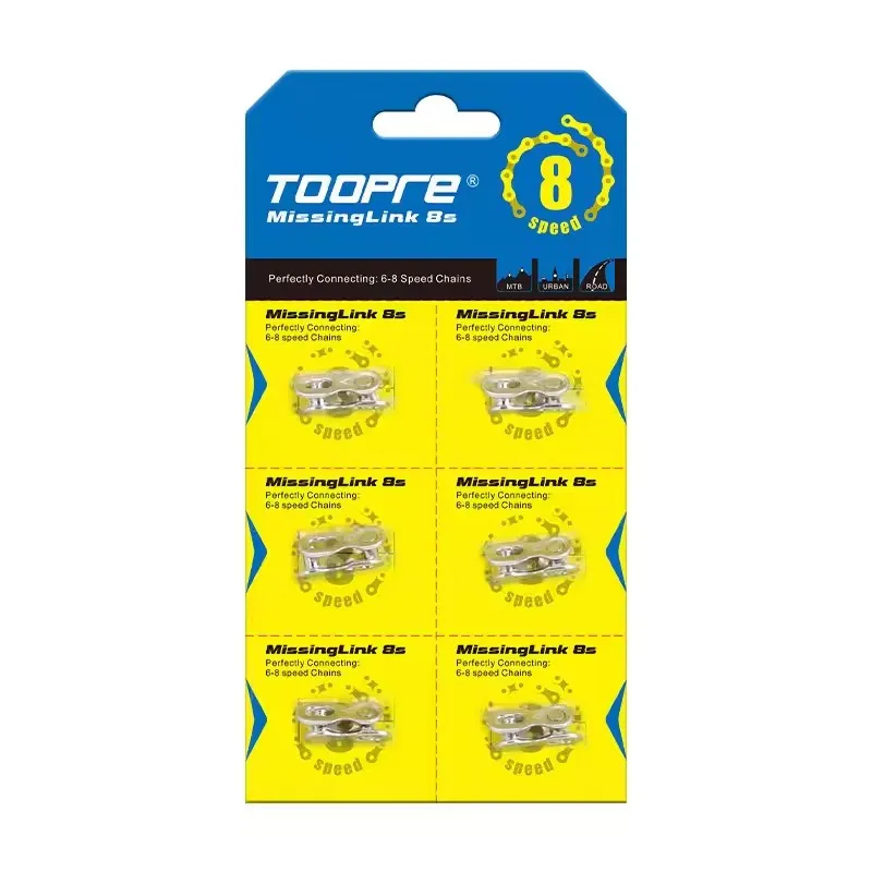 6 Pairs Bike Chain Missing Link 6/7/8/9/10/11/12 Speed MTB Road Bicycle Chain Quick Link Connector Lock Quick Release Buckle - view 5