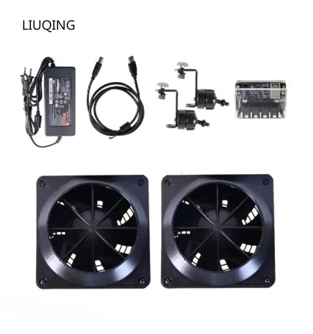 Wind Simulator Kit 8m/s High Speed Low Decibel Racing Fan SIMHUB Customizable Wind Speed USB plug & play for Racing Games