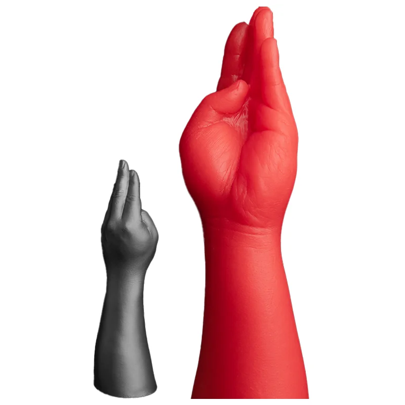 JYBL Plug Huge Hand Dildo Realistic Design Silicone Vibrating Dildo for Women Couples Unisex Plug Vibrator