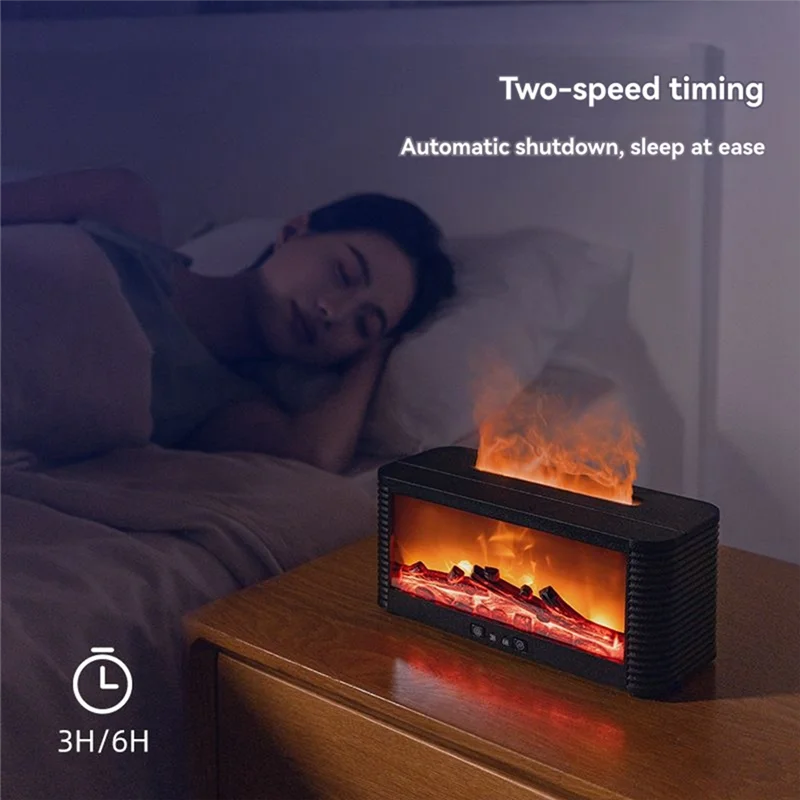 Mini difusor de chimenea para el hogar y el dormitorio A39M para aceites esenciales, humidificador de aire de aromaterapia