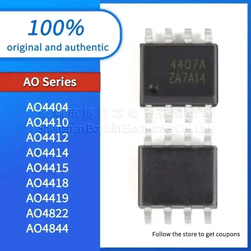 

10PCS AO4404 AO4410 AO4414 AO4415 quality assurance AO4418 AO4419 AO4822 AO4844 AO4412