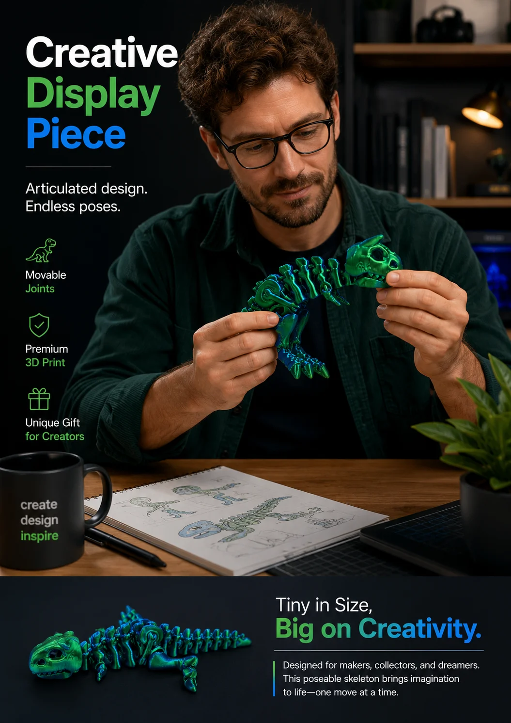 Scheletro di Dinosauro Articol - 3D Printing Joint recensione e prezzo