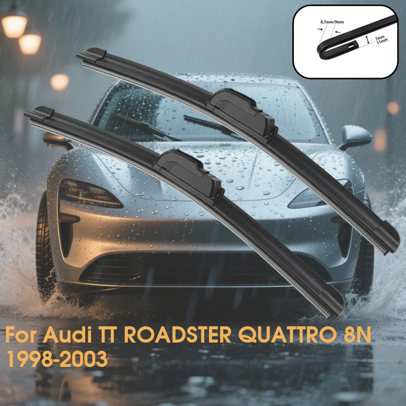 

Car Wiper Blades For Audi TT ROADSTER QUATTRO 8N 1998-2003 Windshield Windscreen Front Window Blades 21"+21" Car Accessories