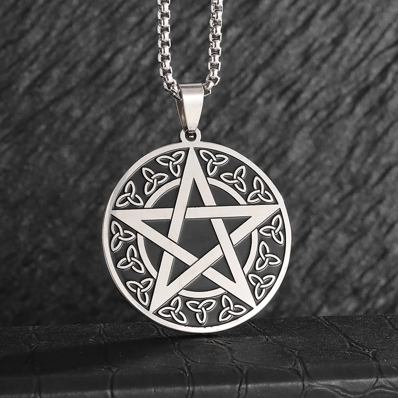 Retro Fashion Celtic Knot Tree of Life Pendant Necklace Men Women Lucky Amulet Jewelry Gift Wholesale