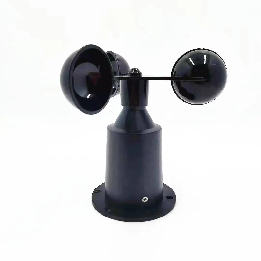 Pulse RS485 4-20mA 0-5V 0-2V Output Plastic 3 Cup Anemometer Weather Station Wind Speed Sensor