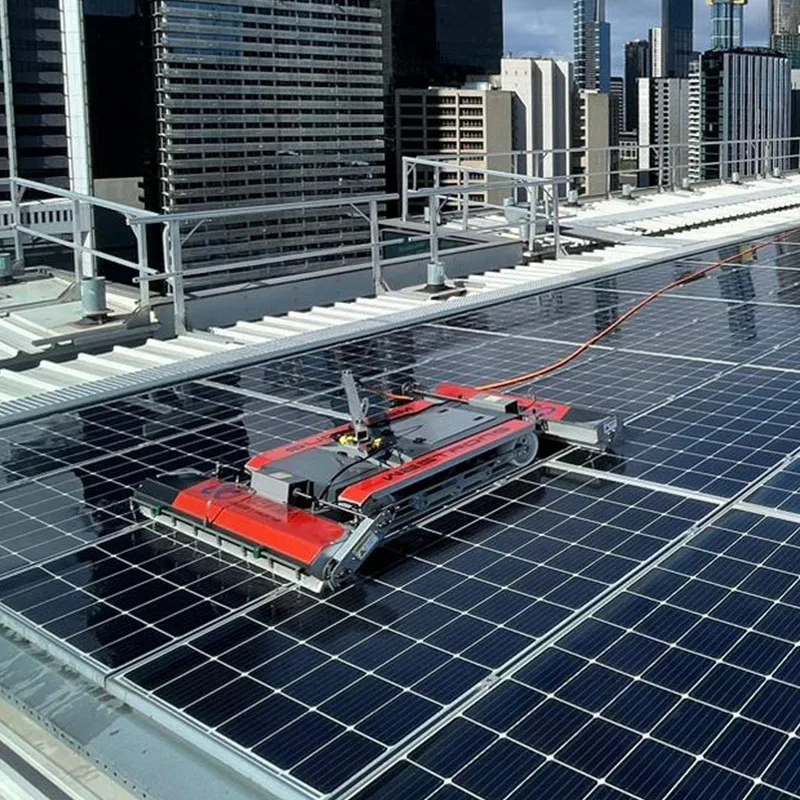 Factory Service Solar Panel Cleaning Robot Automatic Panel Cleaning Machine Photovoltaic Cleaning Robot