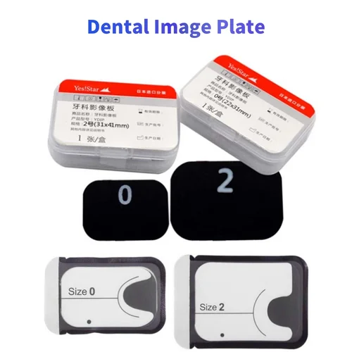 Placa de fósforo de escaneo de rayos X Dental, placa de escáner PSP, placa de imagen para sistema de escáner de placa de imagen Digital, materiales de odontología