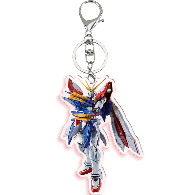 Costume Mobile de Style constructeur en métal, Gundam révélé, chronographe, porte-clés, jouet d'action, figurines, pendentif en acrylique, jouet classique