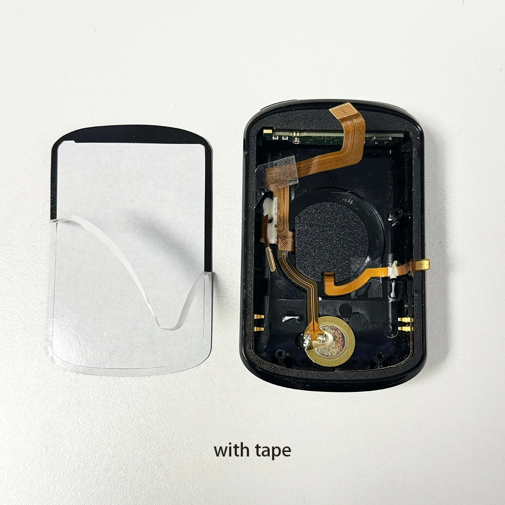 Without Battery Back Cover Case With Supporting Double-sided Tape For GARMIN Edge 830 Rear Housing Shell Bicycle Speedmeter Part