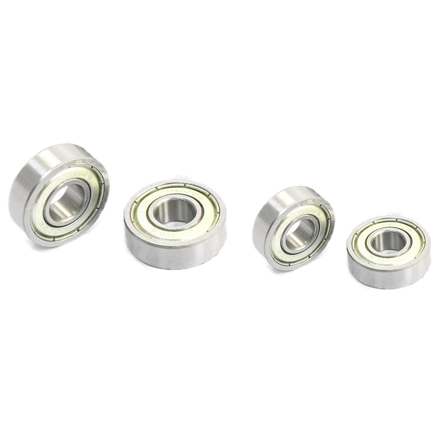 2025 Trend20pcs Sealed Deep Groove Radial Ball Bearings - 10 Pcs 6000Z 10Mm X 26Mm X 8Mm & 10 Pcs 698Z 8Mm X 19Mm X 6Mm