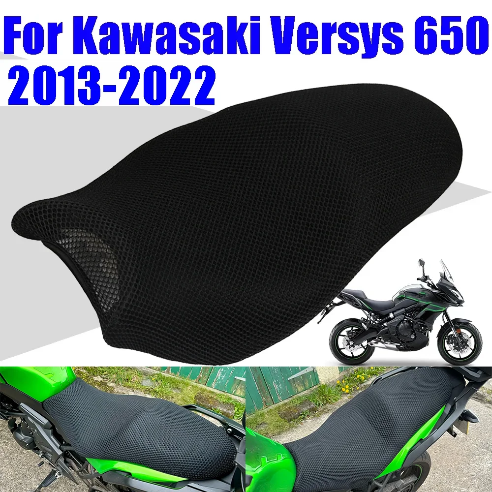 

Motorcycle Protecting Seat Cushion Cover For Kawasaki Versys 650 Versys650 Fabric Saddle Heat Insulation Seat Cover Accessories