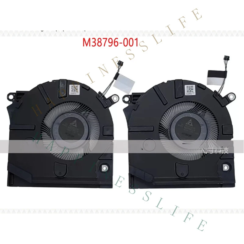 ZR+ 1 pair of brand new M38796-001 suitable for HP ENVY 14-EB TPN-Q252 radiator CPU cooling fan cooler