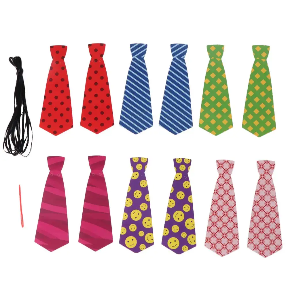 

Creative Colorful Father's Day Letter Banner Festival Celebrate Tie Hanging Banner Paper Father's Day Ornament Party Favors