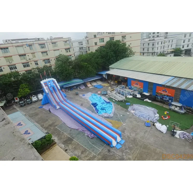Giant Inflatable Water Slide for Adults Commercial Grade Long Outdoor Pool Party Fun Summer Backyard Activity Equipment Large