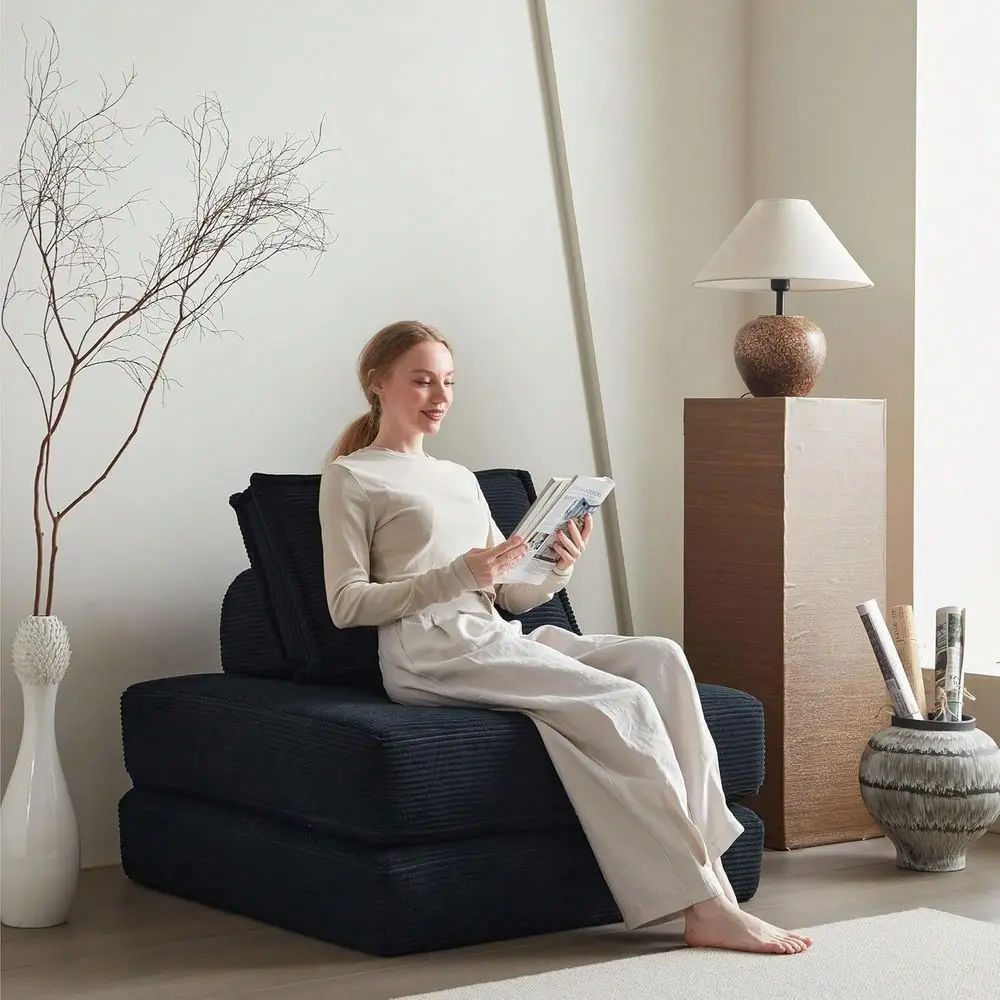 

Folding Sofa Bed, MultiFunctional Sleeper Sofa With Memory Foam And Back Support Portable Futon Couch,Fold Out Chair Bed,Comfy