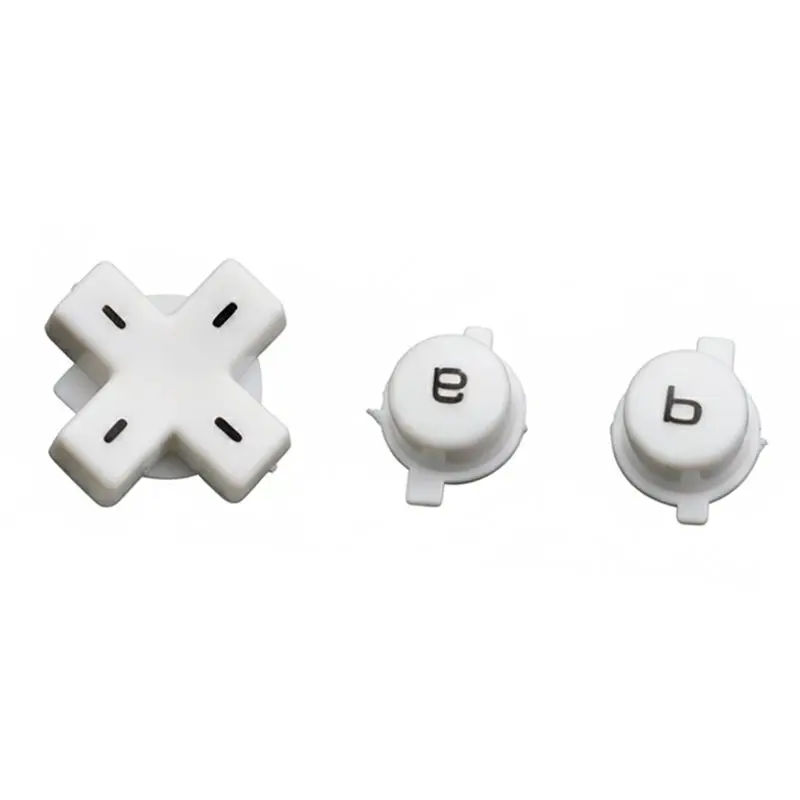 3CGRO-Voor Gameboy Micro Voor GBM Console Vervanging Sleutel Links Rechts L R A B D-Pad knop Kit Volledige Set Voor GBM