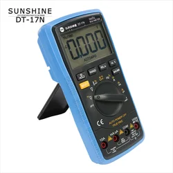 SUNSHINE-DT-17N Multímetro Digital Inteligente, Profissional, Totalmente Automático, AC, DC, Tensão, Corrente, Medição de Resistência