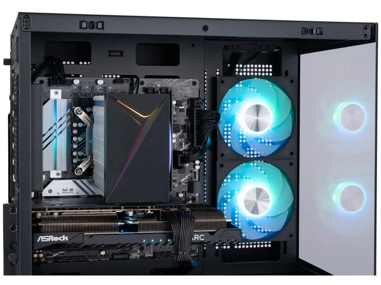 ABS Flux II Aqua Gaming PC - Windows 11 - Intel Core 5 120 - Arc A750 8GB - 16GB DDR4 3200 - 1TB M.2 SSD