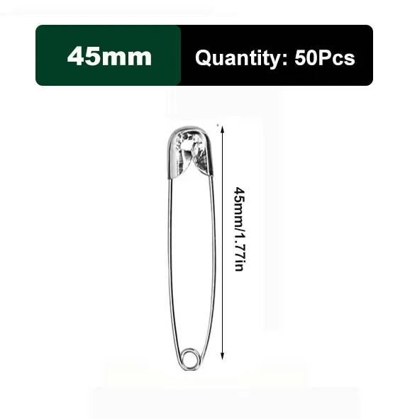 Rust Resistant Safety Pins for DIY Crafts