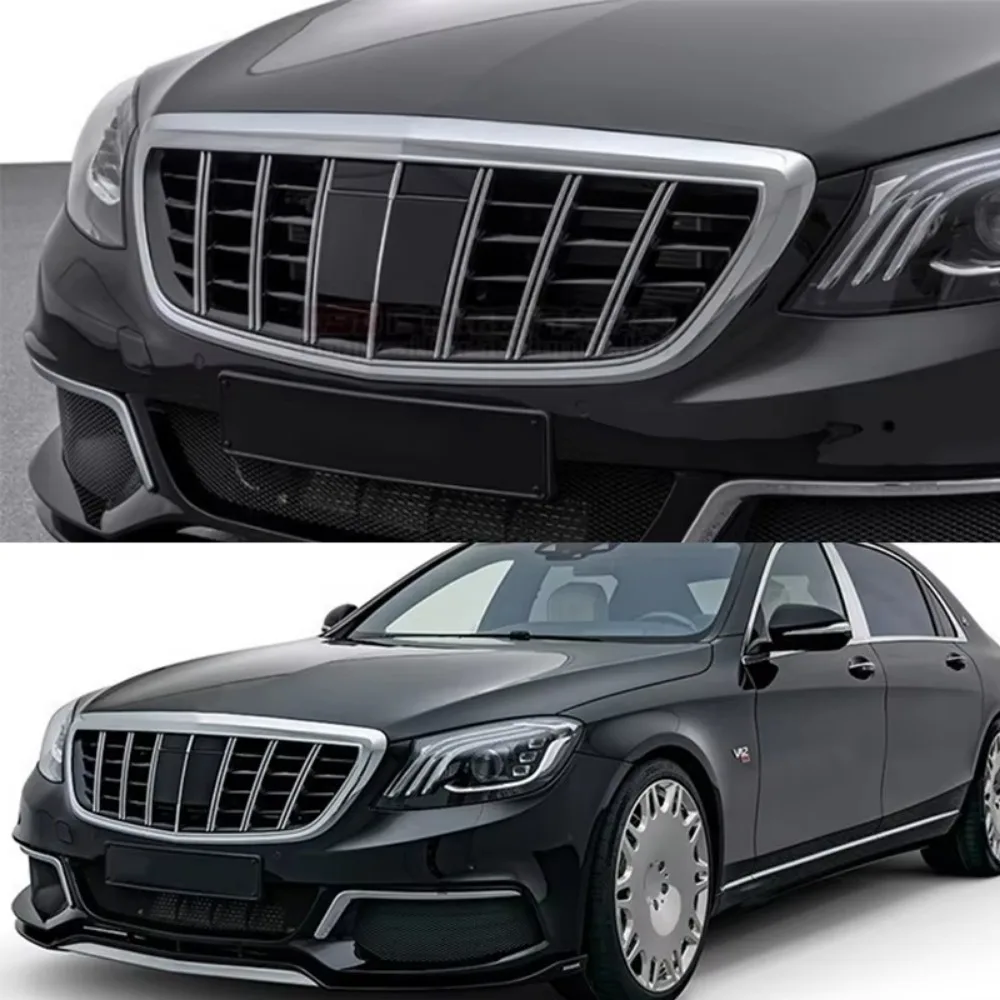 

Front Grille Grill For Mercedes Benz W222 S-Class S550 S400 S450 S500 S560 2014-2019 For Brabus Style Tuning Grills Body Kits