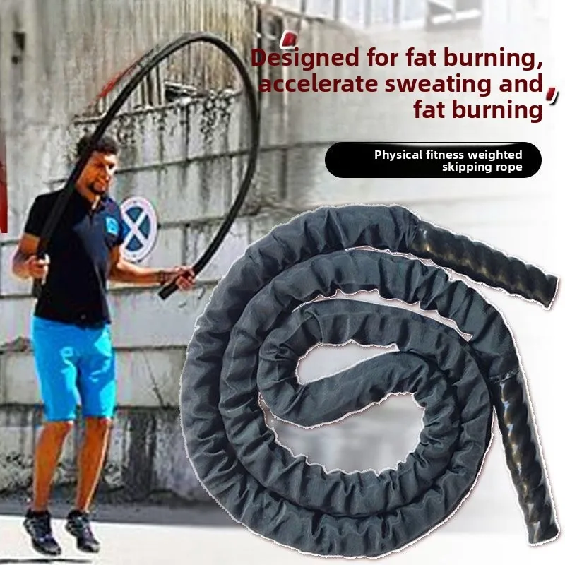 Strength Training Specialized Jump Rope Combat Physical Exercise, Arm Load, Thick Rope, Portable Fitness Equipment Body Building