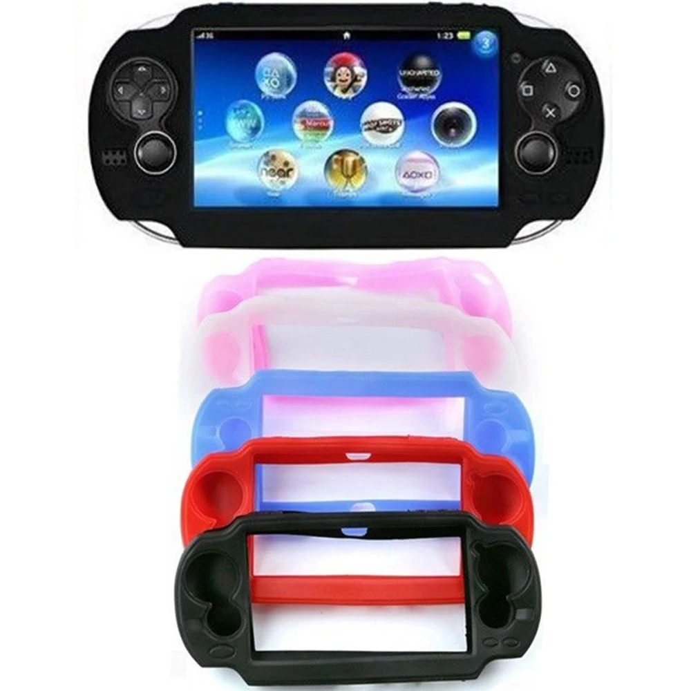 Soft Silicone Case for Sony PSV1000 Skin Case for PS Vita PSVita 1000 Console Cover Anti-scratch Protection Shell