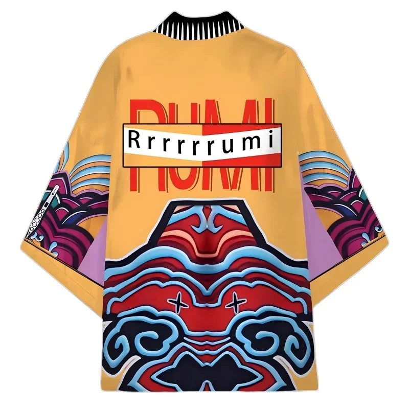 Kostium cosplay damski w stylu koreańskim: eleganckie kimono na Halloween, strój łowcy demonów, strój do tańca karnawałowego