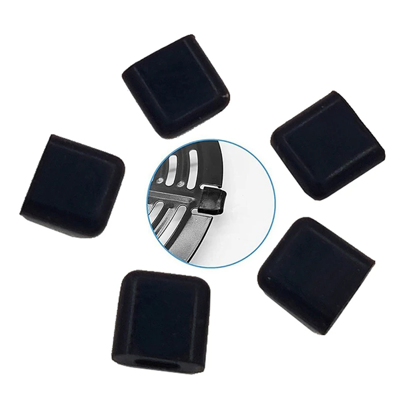 3/5/10 Piezas de Protectores de Goma para Freidora de Aire, Compatibles con la Placa de Crispado de la Freidora de Aire, Cubiertas Protectoras de Repuesto para la Parrilla de la Freidora de Aire