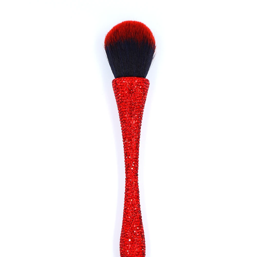 

1pc Professionals Nails Small waist Nail brush Blusher Brush Full Diamond Dust Cleaning Make Up Soft Hair Brush Manicure Acces