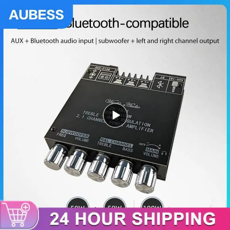 TB21 TPA3116 2,1 канальная 5,0 панель усилителя сабвуфера 50 Вт x2 + 100 Вт Мощный аудио стерео усилитель платы бас усилитель AUX