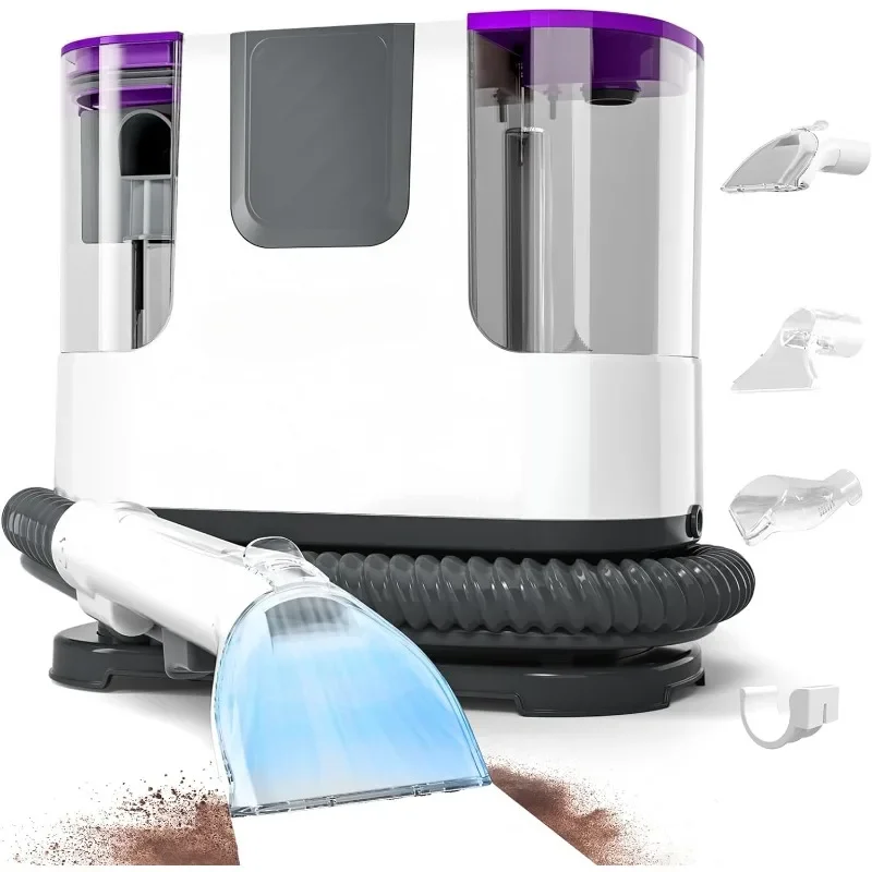 

Protable Spot and Stain Upholstery Cleaner, Easy Move with Universal Wheels, Deep Clean Machine for Pet, Car