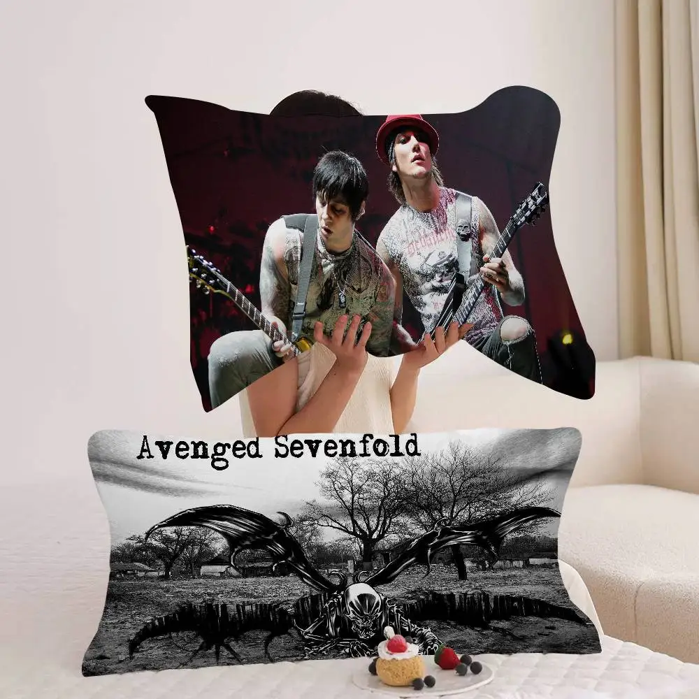 Rock Band Avenged S-Sevenfold Household Polyester Pillow Cover Pillow Towel Fast-Drying Lightweight & Easy to Clean