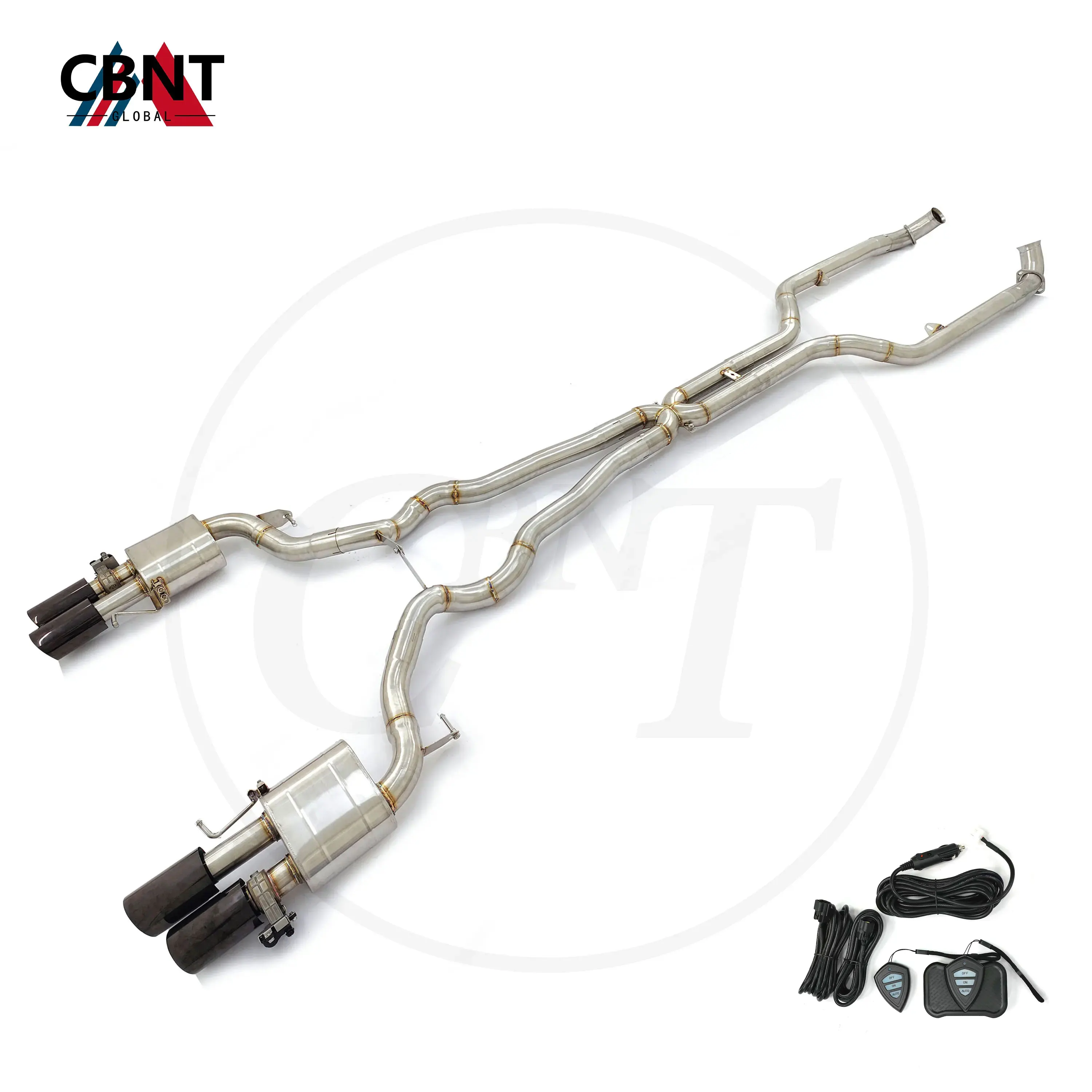 CBNT Valvetronic Exhaust Catback with Valve Muffler for BMW F10 M5 4.4T High Quality SS304 Performance Valved Exhaust Systems