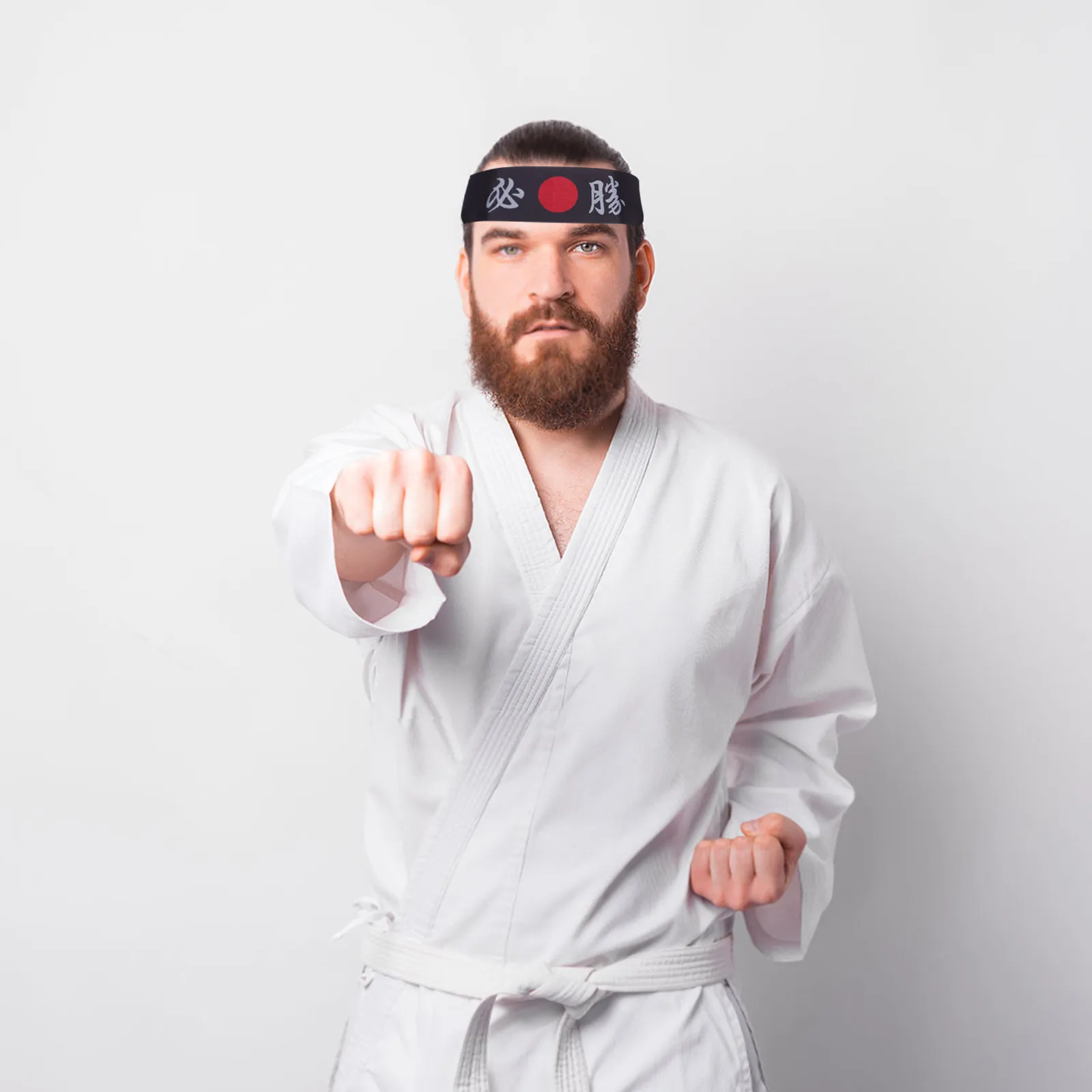 12Pcs Headbands Japanese Samurai Hachimaki Bandana for Karate Cooking Sports Costume Party Accessories Adults