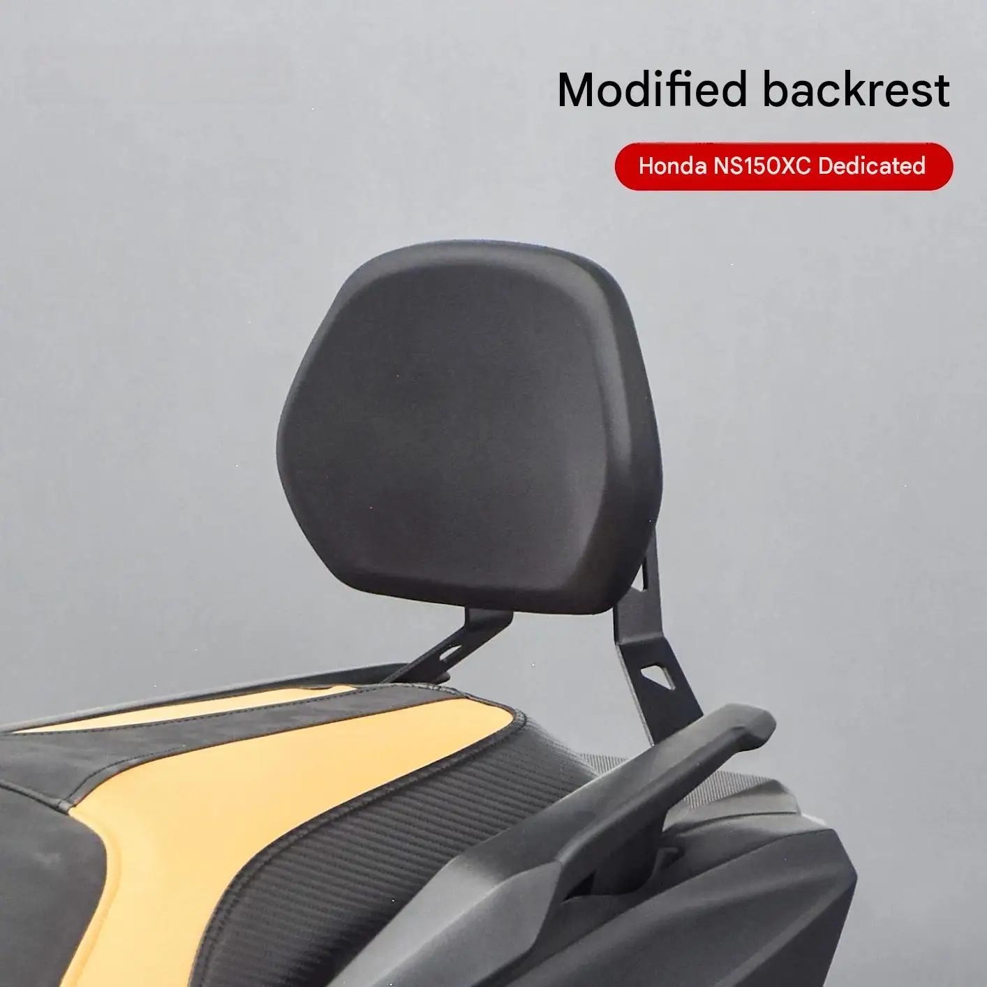 For Honda NS150XC SoftRear Seat Support Small Backrest Original Vehicle Mounting Points Direct Installation No Drilling Required