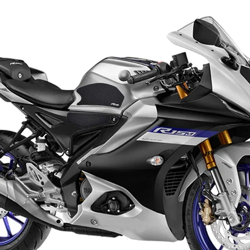 Imagen 2 del producto Almohadilla antideslizante para depósito de motocicleta, pegatinas de protección, almohadillas de tanque laterales para YZF-R15 R15 V4 R15M