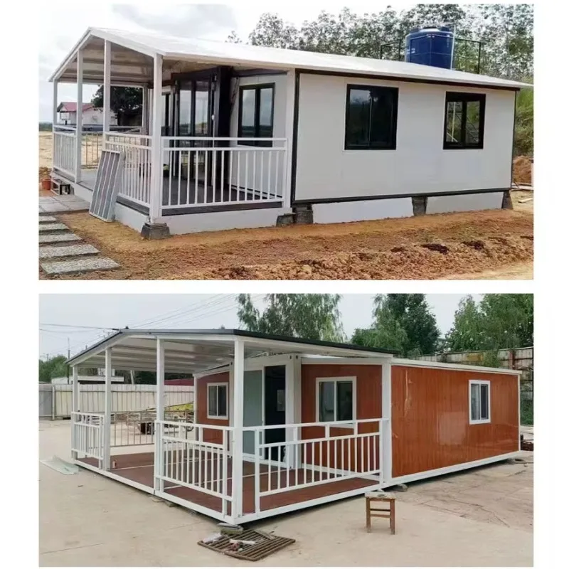 

High-End Container House Mobile House Double-wing Folding House High Quality Modern Prefab Expandable Tiny Modular