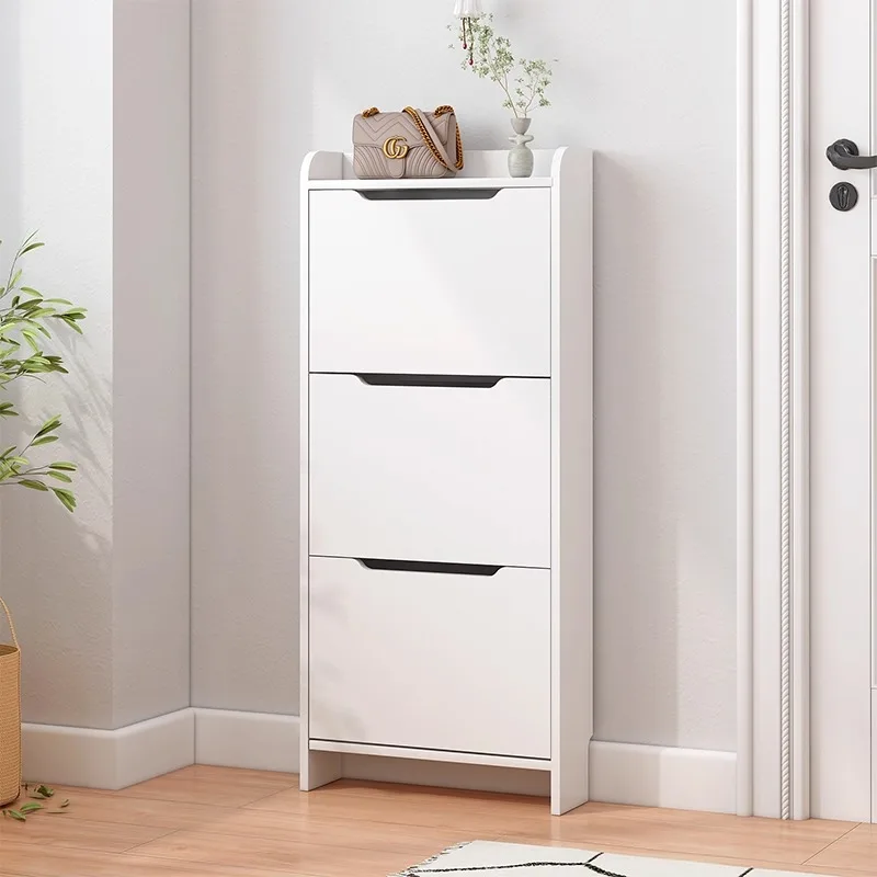 الحد الأدنى الحديثة خزانة الأحذية الفاخرة مساحة التخزين توفير خزانة خذاء ضئيلة الشقق الضيقة Szafka Na Buty أثاث المنزل