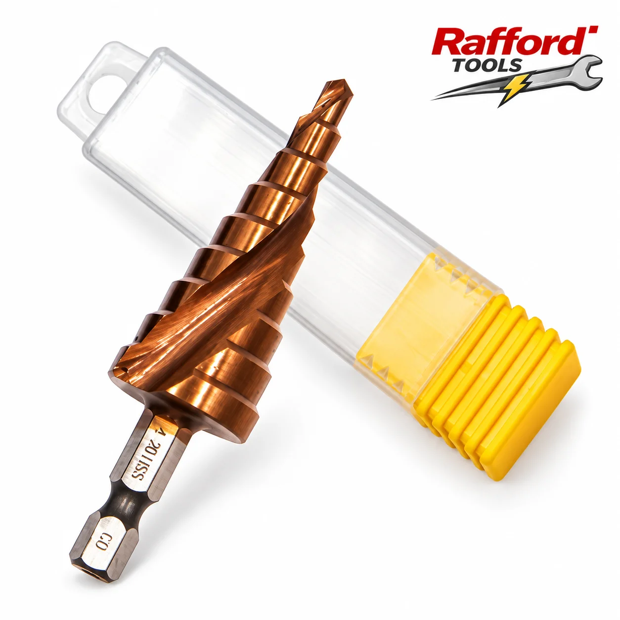 M35 Cobalt Containing Hexagonal Spiral Step Drill Stainless Steel Tapping 4-20mm Pagoda Drill 1PC Cutting Tool Drilling Bit Tool