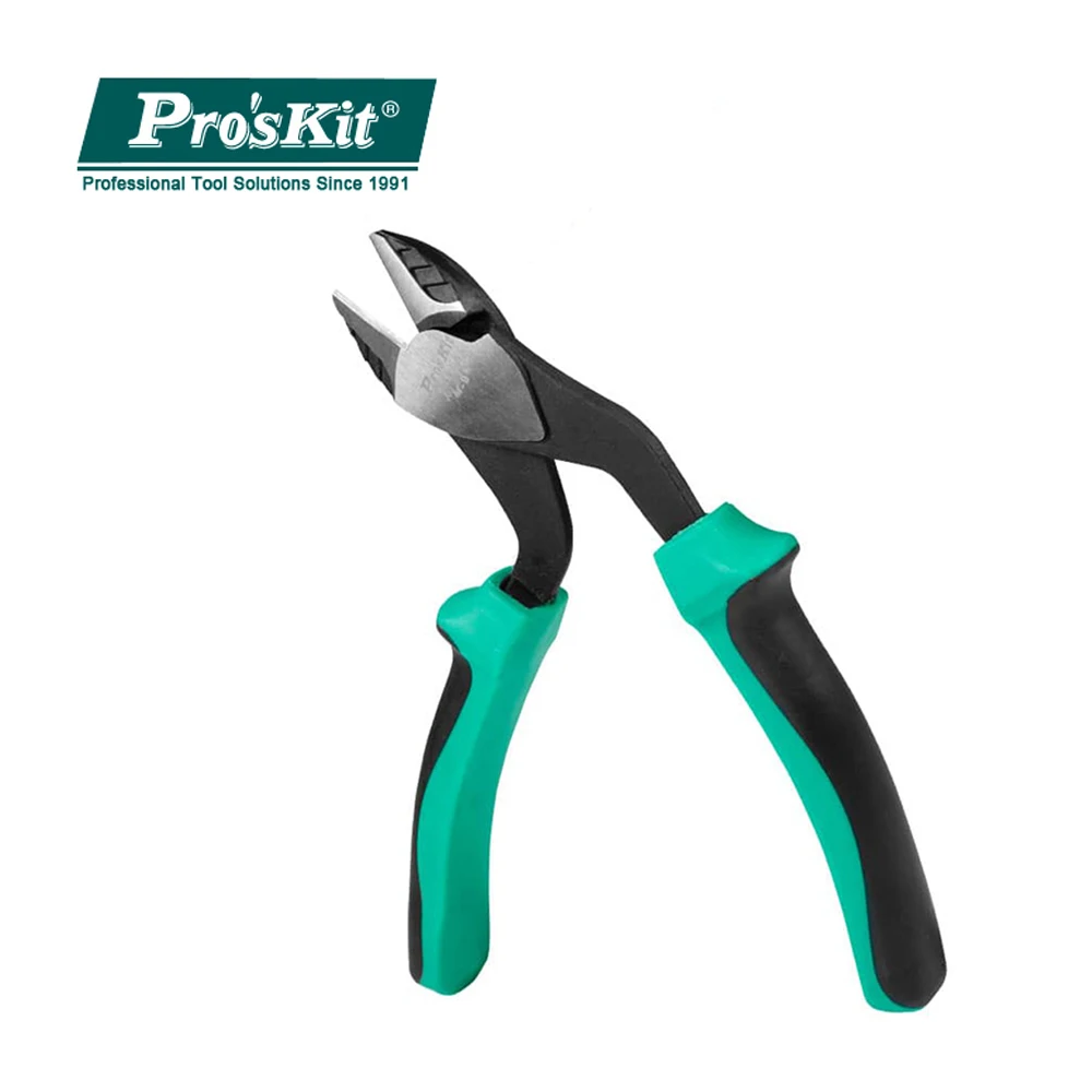 PM-942 Pro'sKit สายไฟ Cutters 45 องศาดัดหัวเหล็กจังหวัด Force สาย Stripper Plier