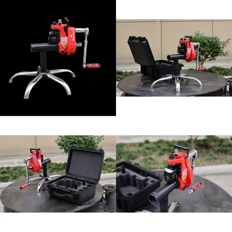 for 1-6 Inch Heavy Duty Manual Roll Pipe Grooving Machine for Carbon and Stainless Steel Fire Fighting Pipe