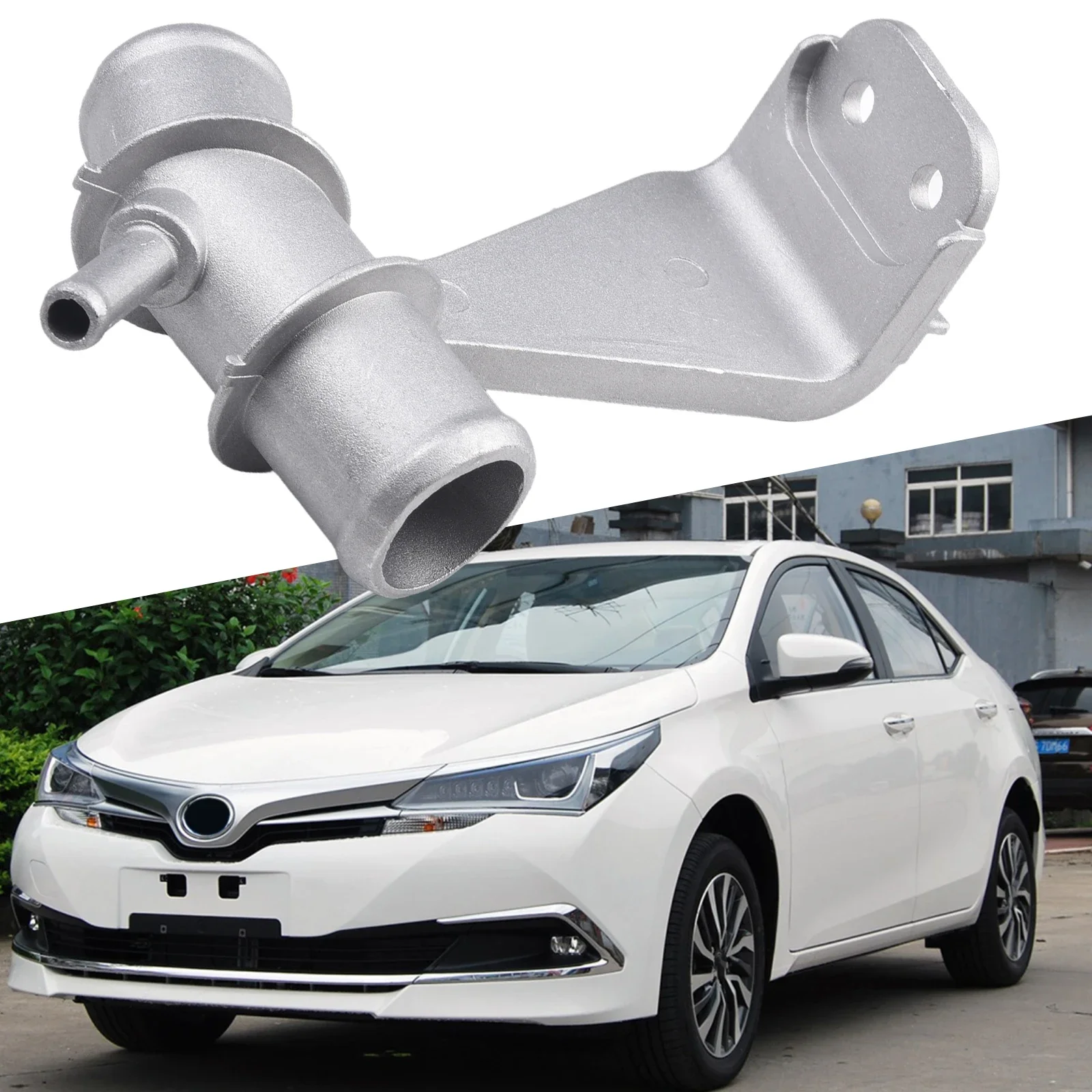 

Алюминиевый выпуск охлаждающей жидкости двигателя для Toyota Corolla 09-17 1,8 л L4, выпускная труба охлаждающей жидкости радиатора двигателя