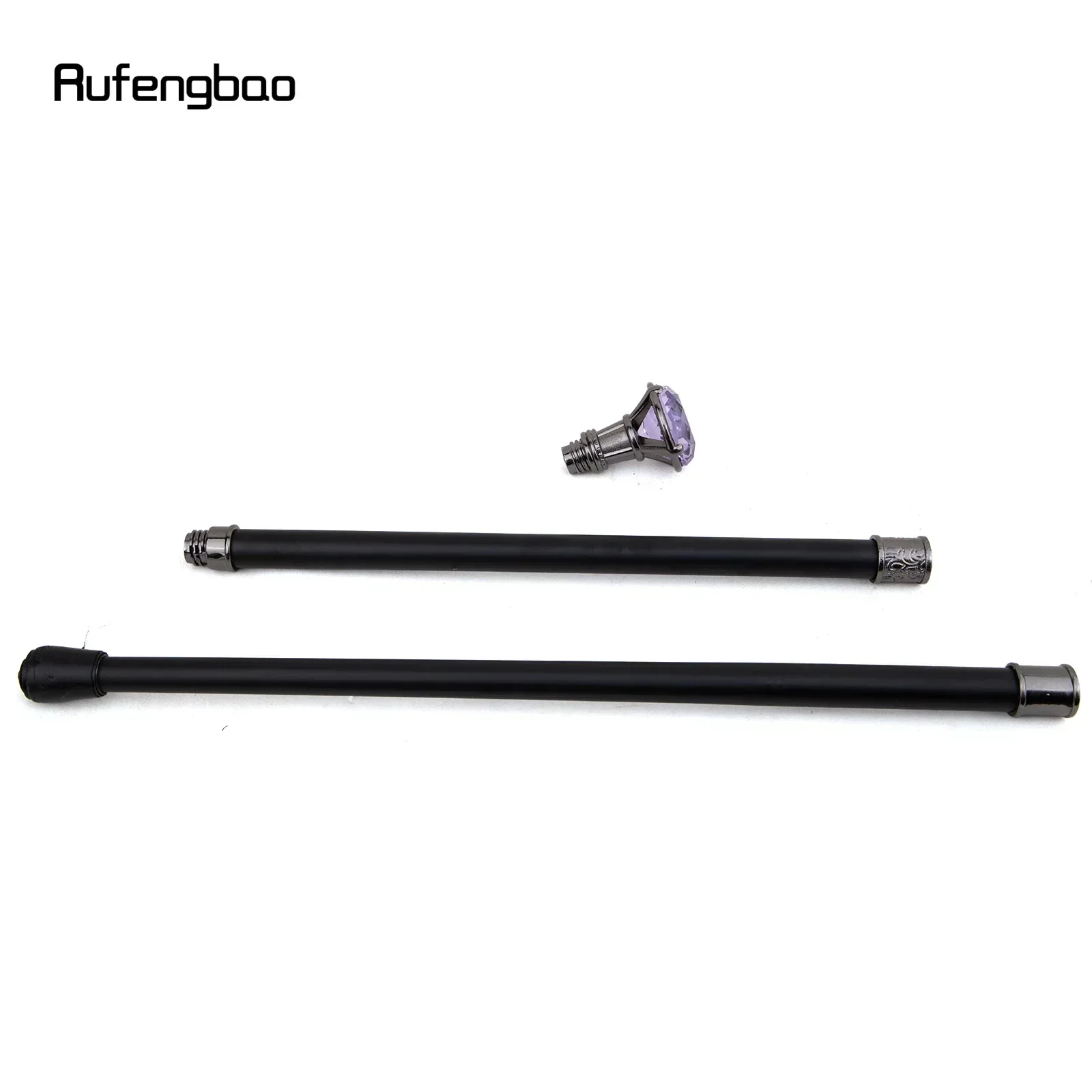 قصب مشي فضي من النوع الماسي ، عصا مشي مزخرفة للرجال ، مقبض كروشيه أنيق من قصب الكروشيه ، الموضة ، 93 أو مكعب