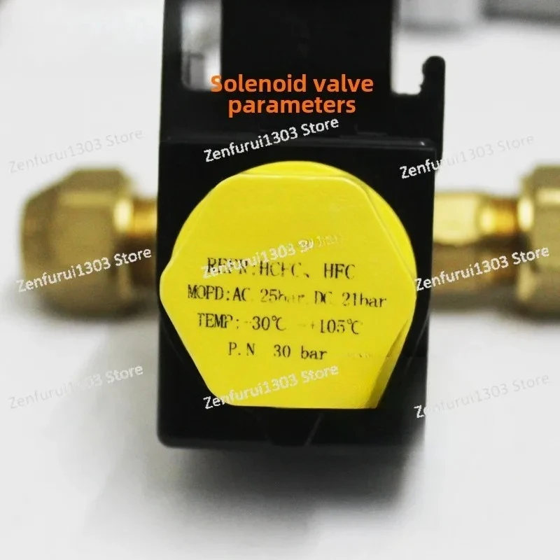 Solenoid Valve Normally Closed 220/380V Coil Air Conditioner Cold Storage Heat Pump Refrigerant Electric Control Valve