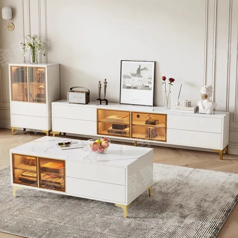 

Pied Tv Stand Removable Mesa De Tv Table Living Room Space Saving Furniture Home Clearance Homcom Armoires De Salon