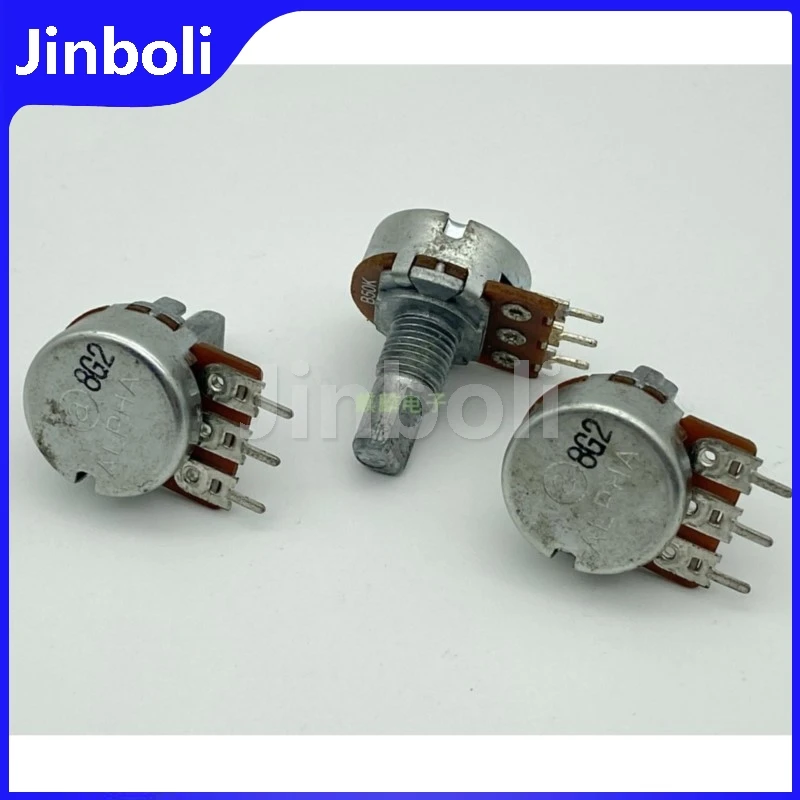 1PCS 16 Type Single Potentiometer B50K Center Positioning Amplifier pre-stage Adjustable Resistance