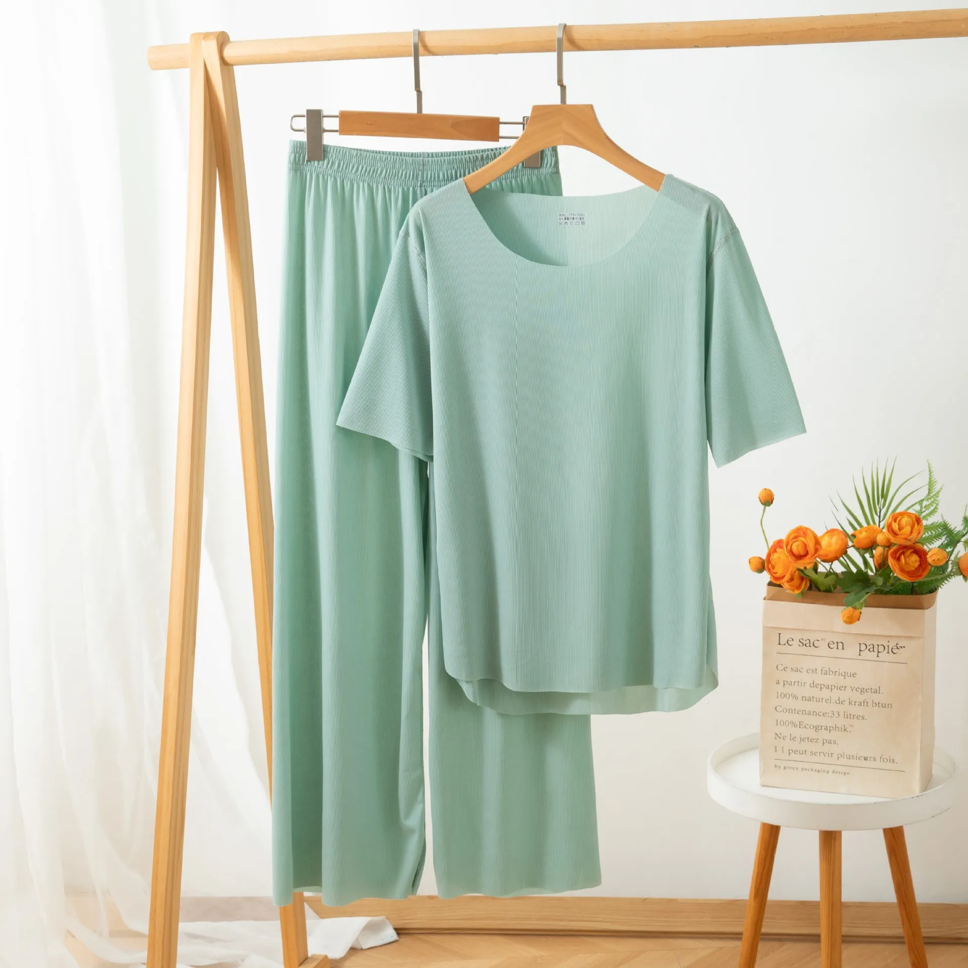 Women's - lake green - solid color