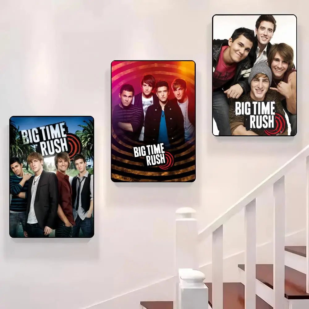 

Band Big Time R-Rush BTR Poster Sticky Wall Waterproof Home Living Room Bedroom Bar Aesthetic Decoration Perfect Gift