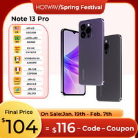 Global HOTWAV Note 13 Pro Smartphone Android 13 50MP+16MP+0.08MP Camera mobile phone 16GB(8+8)+256GB 5160mAh Cellphones Gift