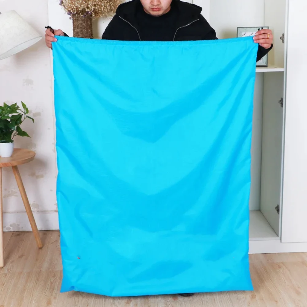 Super Large Capacity Waterproof Storage Bags with Drawstring Sturdy Home Organize Big Size Grocery Dust Bag for Bedding Clothes - Image 4